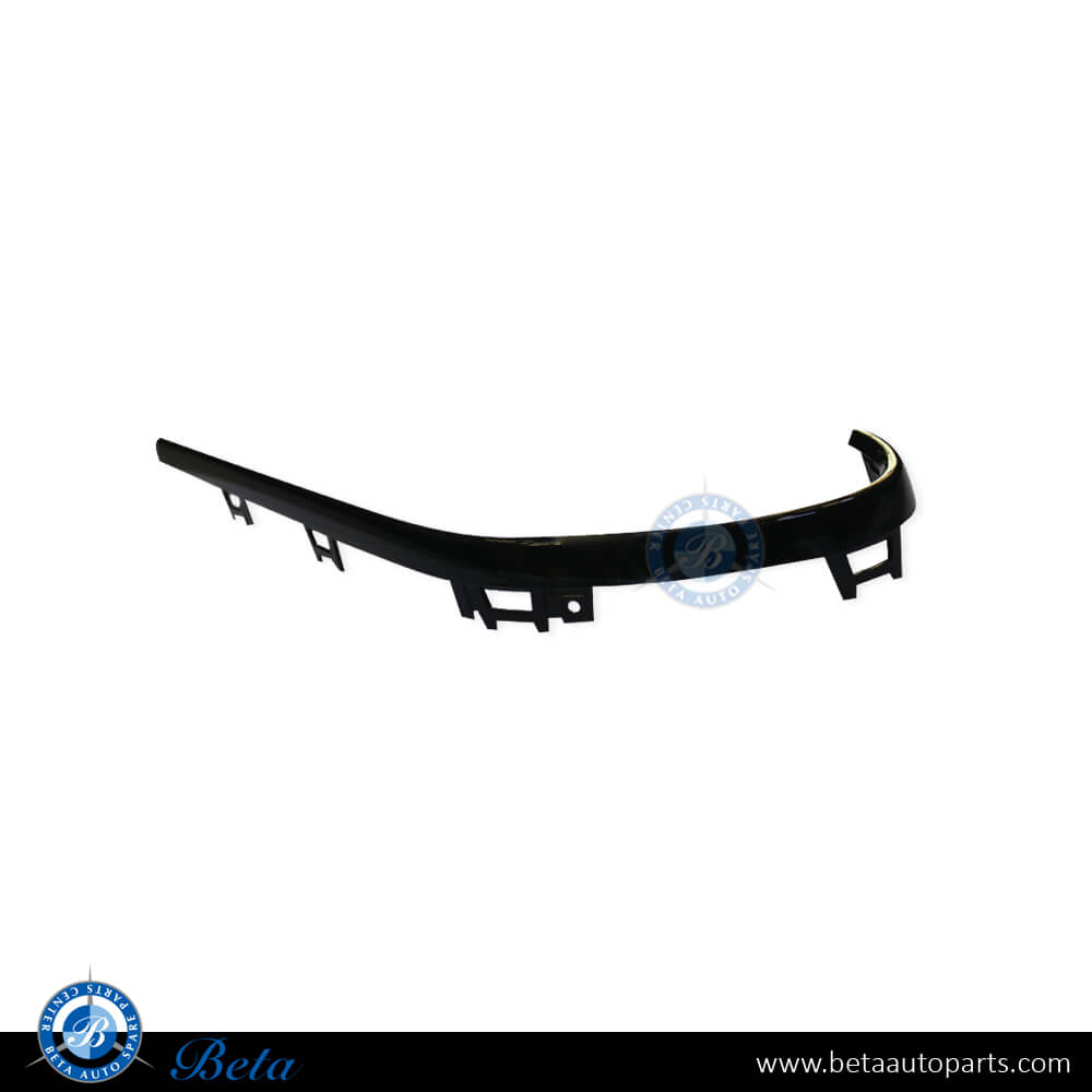 Left Side Radiator Grille Frame Moulding AMG with Camera Hole - Black for Mercedes E-Class W213 / C238 2021-Up models, Part Number 2138856506 Left Side Radiator Grille Frame Moulding AMG with Camera Hole - Black for Mercedes E-Class W213 / C238 2021-Up models, Part Number 2138856506